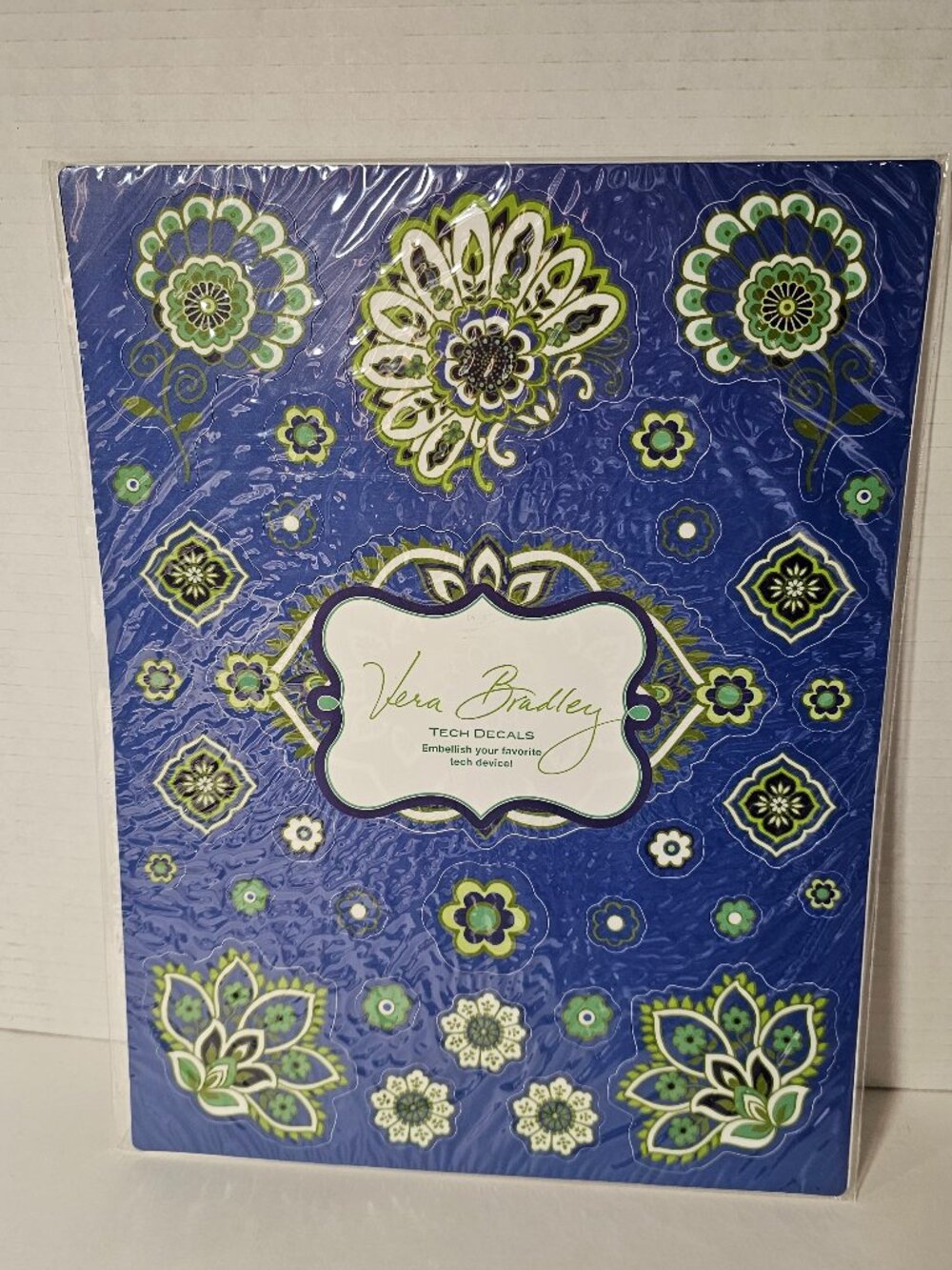 NWT Vera Bradley Tech Decals Rhythm & Blues Laptop Stickers 32pc Tablet Phone